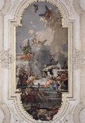 Giovanni Battista Tiepolo Donation of the Rosary painting